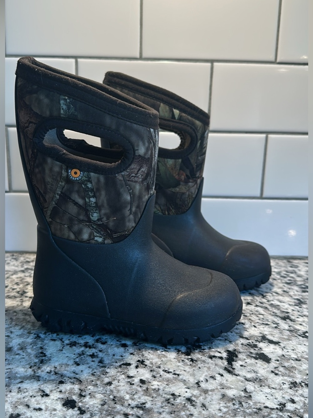 7T Bog Boots Camo Waterproof Pull-On